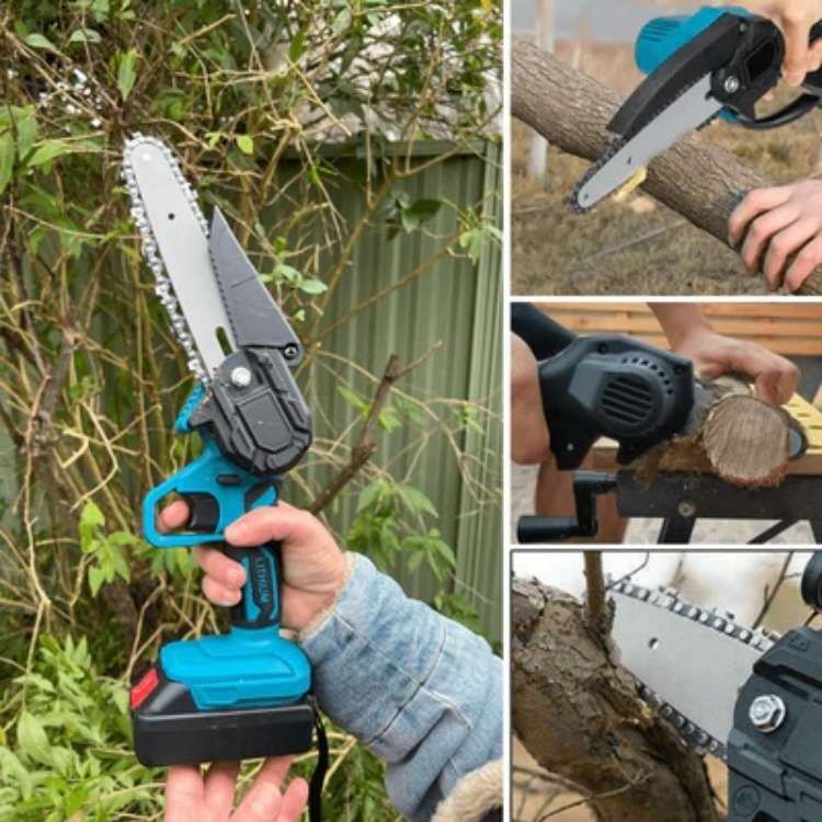 SharpEdge 6" Mini Cordless Electric Chainsaw