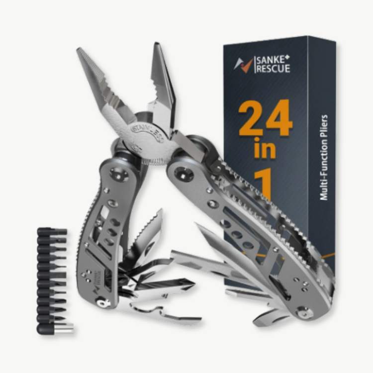 Stainless Steel 24-Tool Multifunctional Wire Cutter