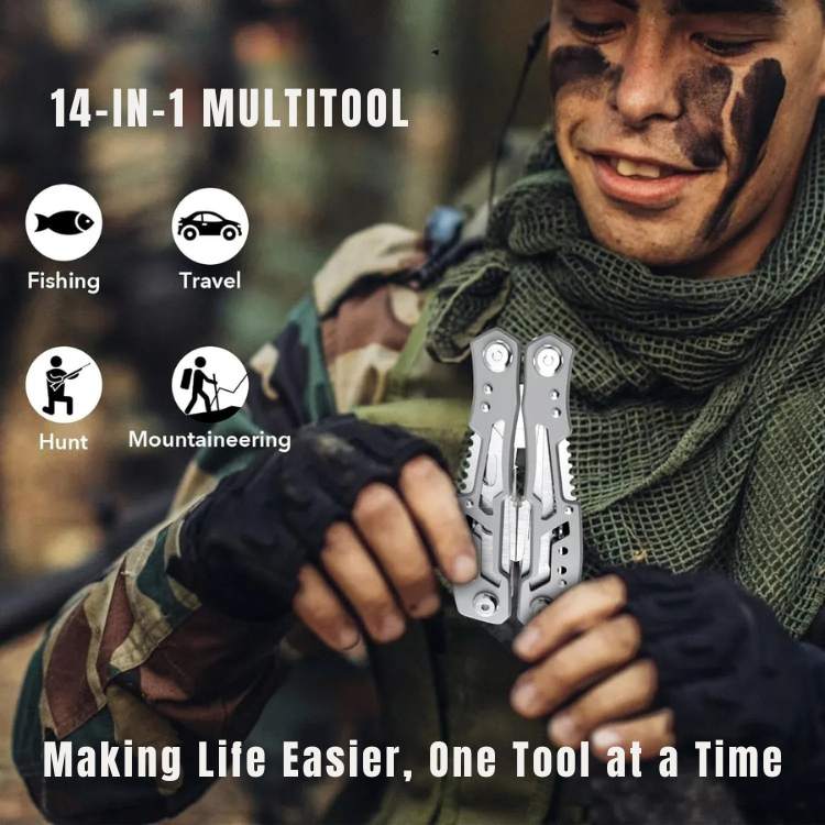Stainless Steel 24-Tool Multifunctional Wire Cutter