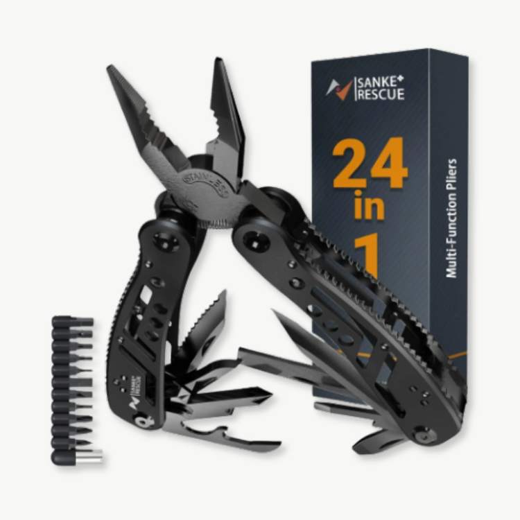 Stainless Steel 24-Tool Multifunctional Wire Cutter